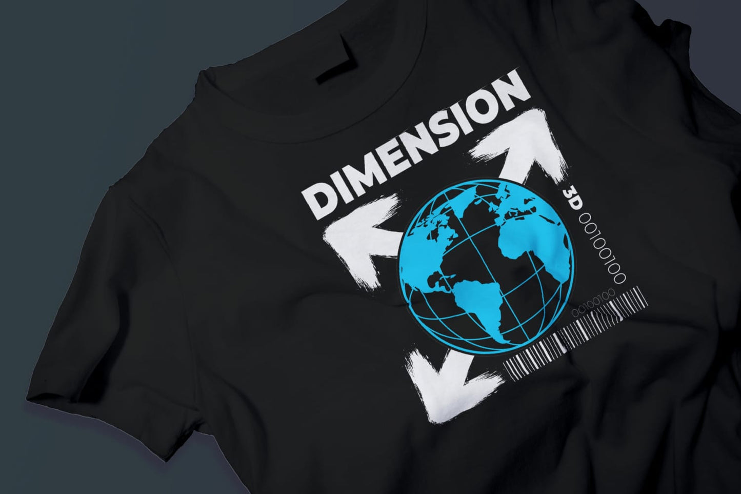 T-Shirt Inspirant Manches Courtes, Col Rond